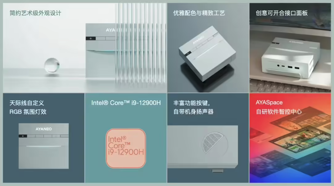 AYANEO发布AM03迷你主机 双2.5G网口+45W性能 2699元起售